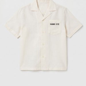 เสื้อยืดเด็กแขนสั้นแบบติดกระดุม สีพื้น ผ้าฝ้าย 100% ระบายอากาศได้ดี ทรงปกติ เสื้อลำลองสำหรับฤดูร้อน - Product Image 4