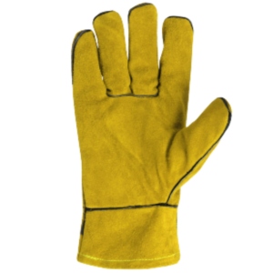Gants de sécurité industriels pour hommes JNM SAFETY en cuir rouge certifiés CE, antistatiques, antivibrations, robustes - Product Image 4