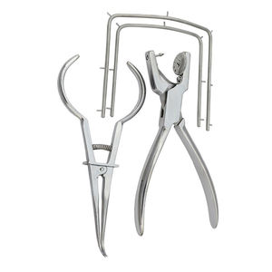 Kit dentaire manuel en acier inoxydable, instruments chirurgicaux incluant un kit de barrage dentaire, un cadre, des pinces, des crochets, un perforateur, certifié CE par Grip Surgical - Product Image 6