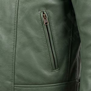 Veste en cuir de motard NAI-0498A, veste de mode, vêtement de protection pour la conduite à moto, vêtement d'extérieur ventilé, couleur personnalisée - Product Image 5