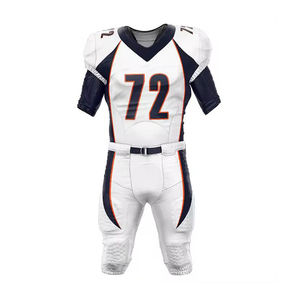 Ensemble de sport respirant imprimé de haute qualité pour le football américain, short 100 % polyester, protection intégrée – Vente chaude - Product Image 1