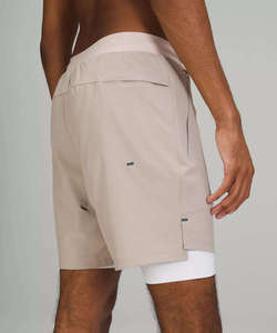 กางเกงขาสั้นออกกำลังกายผู้ชายแบบลำลอง ดีไซน์เฉพาะตัว คุณภาพสูง ระบายอากาศได้ดี ผ้าแคนวาสสองชั้น กันยับ เอวยางยืด สำหรับเล่นกีฬา - Product Image 5