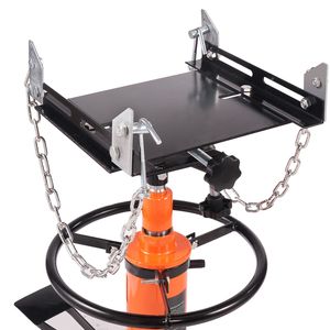 Martinetto Idraulico Telescopico per Trasmissione ad Alto Sollevamento 1322 LBS, Supporto per Sollevamento a Pavimento 32'-67' con Pedale Girevole a 360 Gradi per Manutenzione Veicoli - Product Image 3