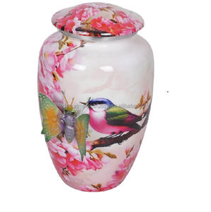 Urne funéraire en métal personnalisée finie de bonne qualité pour cendres humaines Urne décorative en métal pour application adulte urne funéraire - Product Image 5