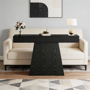 Farmhouse Entrance <b>Table</b> with Trapezoidal Base <b>Console</b> <b>Table</b> with Main <b>Console</b> <b>Sofa</b> <b>Table</b> - Product Image 3
