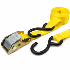 Sangle d'arrimage en polyester de 25 mm, 250 kg, avec boucle à came et crochet en S pour le transport de marchandises sur camion, usage intensif, fabricant, fournisseur OEM - Product Image 5