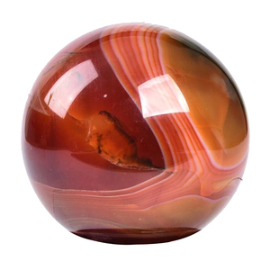 Venta al por Mayor de Esferas de Cristal Pulido de Calcita y Ónix Rojo Natural, Decoración para el Hogar, Regalo Mineral - Product Image 1