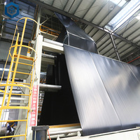 Géomembrane à excellente résistance chimique en vente, revêtement de barrage en HDPE, prix pour l'utilisation industrielle