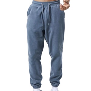 กางเกงจ็อกเกอร์ผู้ชายแบบหนา กางเกงลำลองผ้าฟลีซสำหรับผู้ชาย กางเกงวอร์มผู้ชาย - Product Image 4