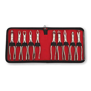 Ensemble d'instruments chirurgicaux dentaires professionnels de haute qualité en acier inoxydable, forceps dentaires pour extraction de dents, garantie 2 ans - Product Image 1