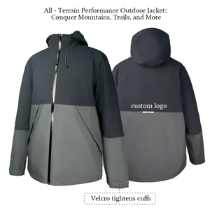 เสื้อแจ็คเก็ตกันลมน้ำหนักเบาแบบสั่งทำพิเศษสำหรับกิจกรรมกลางแจ้ง ผ้าไนลอนกันน้ำ กันลม - Product Image 2