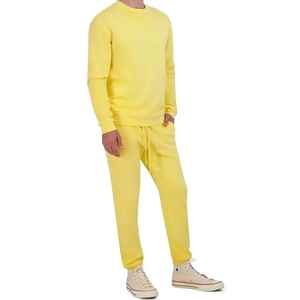 Conjunto deportivo de 2 piezas para hombre, con cuello redondo, para entrenamiento y correr, cortavientos, colores sólidos sencillos. - Product Image 2