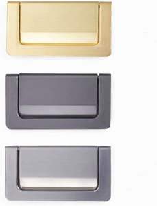 Tiradores de latón hechos a mano para gabinetes, modernos, decorativos, dorados, para cajones de cocina y armarios - Product Image 5