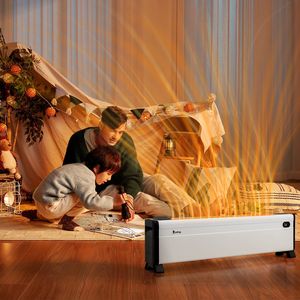 Stufa Elettrica a Infrarossi da 32 Pollici con 1500W, 3 Impostazioni di Calore, Telecomando, Timer 12H, Umidificatore Integrato - Product Image 4