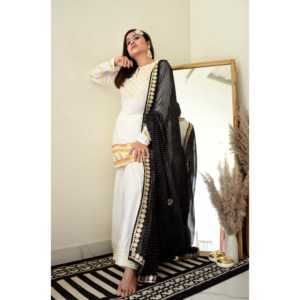 Conjunto de Traje de Gasa Blanco Sunshine - Talla XS - Product Image 3