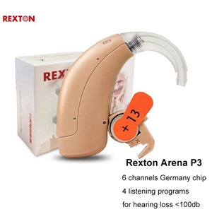 <span class=keywords><strong>Aides</strong></span> <span class=keywords><strong>auditives</strong></span> Rexton BTE, puce numérique haute puissance 120 dB, 4 canaux, réduction du bruit écologique, perte auditive modérée à sévère - Product Image 4