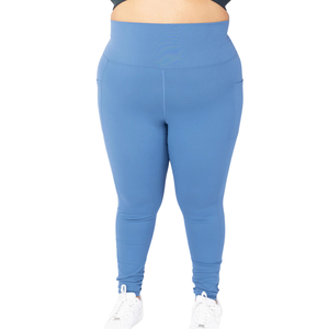 Plus Size Pocket <b>Knitted</b> High Waist Quick Dry Soft Stretch <b>Leggings</b> Activewear OEM ODM Wholesale - Product Image 1