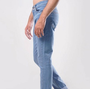 ผู้ผลิต OEM กางเกงยีนส์ทรงสลิมฟิต ผ้ายืด สไตล์ลำลองสำหรับผู้ชาย ใส่สบาย ระบายอากาศได้ดี กางเกงยีนส์แฟชั่นสำหรับขาย - Product Image 4