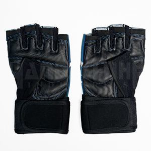 Customized Logo Pink PU Half Finger High Quality <b>Weight</b> Lifting Gym <b>Gloves</b> with Adjustable Wrist Strap for Unisex Use - Product Image 2