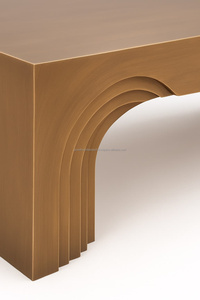 Modern Minimalist Wooden Bench Curved Design Solid Wood Coffee <b>Table</b> <b>Low</b> Seating Stool Living Room Furniture Newest 2026 - Product Image 4