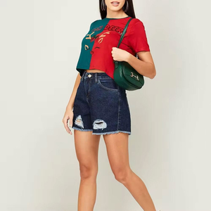 Camisetas Cortas de Moda para Mujer, Nueva Colección de Fábrica, Alta Calidad, Artículos de Primera, Venta al Por Mayor - Product Image 4