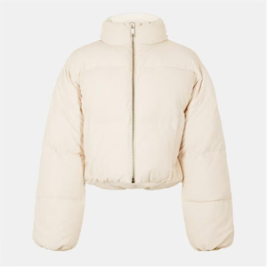 Chaqueta de Invierno Acolchada de Lujo para Hombre, Color Rosa Claro, Capucha Ajustable, Logotipo Personalizado en la Parte Delantera, Pedido al por Mayor - Product Image 1