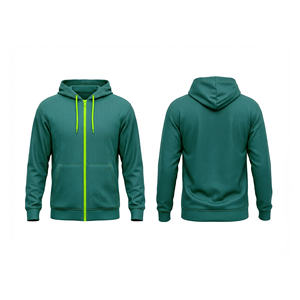 Sudadera con Capucha Personalizada de Alta Calidad, Mezcla de Algodón y Felpa, Pedido al por Mayor OEM para Hombres, Mujeres y Jóvenes, Chaqueta Deportiva con Capucha para Entrenamiento - Product Image 3