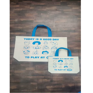 Bolsas de Mano de Lona de Algodón con Estampado Personalizado para Mujer |   Bolsa de Hombro Reutilizable Ecológica Reciclada de Gran Capacidad |   Bolsos de Compras de Lujo - Product Image 5