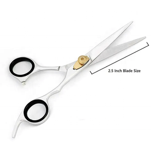 Ciseaux de coiffure professionnels 2024 de haute qualité en acier inoxydable chirurgical Tegra, 6 pouces, pour droitiers, 28 dents, manche moyen - Product Image 3