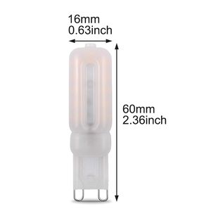 Ampoule LED G9 haute luminosité 4,5W 400LM, angle de faisceau de 360 degrés, 22 puces SMD 2835, certifiée CE ROHS, puce Epistar, mini lampe capsule - Product Image 5