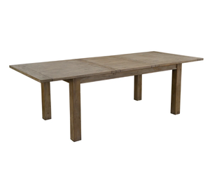 Nouvelle table de café rectangulaire de luxe industrielle en bois de manguier avec base en métal et finition en noyer acacia à motif ondulé moderne pour la salle à manger - Product Image 1