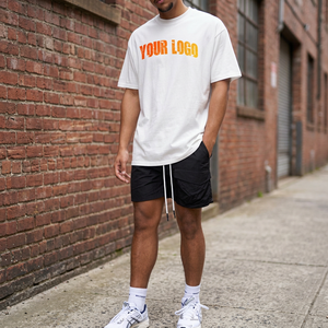 Wholesale 100% Cotton Oversized Printed T-Shirt Shorts <b>Set</b> Men Regular Fit Eco-Friendly Breathable Custom Fashion <b>Twin</b> <b>Set</b> - Product Image 5