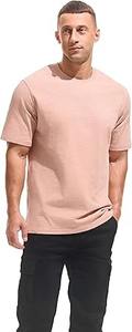 T-shirt à manches courtes pour homme en coton 100%, coupe ample, noir, mode été, séchage rapide, respirant, service OEM, col rond, haute qualité - Product Image 4