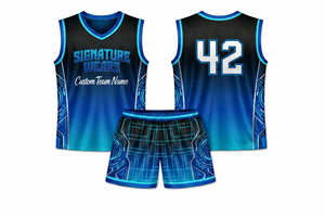 Maillot de basketball col en V sans manches, sublimé, en maille respirante, pour adulte, personnalisable – Meilleures ventes - Product Image 3