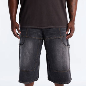 Pantalones Cortos de Mezclilla para Hombre, a la Moda, de Secado Rápido, Talla Grande, Frescos, Transpirables, Hechos de Algodón - Product Image 5