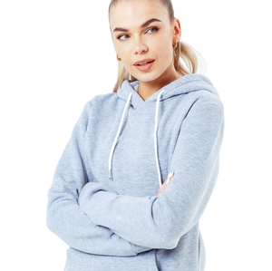 Conjunto Deportivo Elegante para Mujer, Traje de Dos Piezas, Fabricante de Conjuntos Deportivos con Bolsillos Personalizados, Ropa Deportiva Femenina, Sudadera Gris - Product Image 4