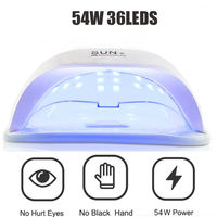 Lampe de séchage pour vernis gel à double source lumineuse, mode basse température, construction durable et personnalisable