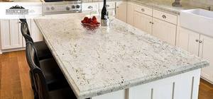 Encimera de Cocina de Granito Blanco Colonial, Superficie de Trabajo con Aspecto de Mármol para Renovación de Cocinas Modernas - Product Image 4