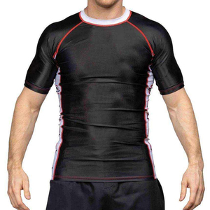 เสื้อรัดกล้ามเนื้อสำหรับฝึกซ้อม MMA BJJ NO GI แบบเย็บเสริมความแข็งแรง สีบล็อกกิ้ง สำหรับเด็ก จัดส่งเร็ว MOQ ต่ำ รับสั่งทำตามแบบ ออกกำลังกายในยิม - Product Image 4