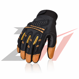 Guantes de Trabajo Mecánicos de Dedo Completo, Duraderos, Casuales para Exteriores, Largos hasta la Muñeca, para las Cuatro Estaciones, de Poliéster y Algodón, Ligeros y Multifuncionales - Product Image 1