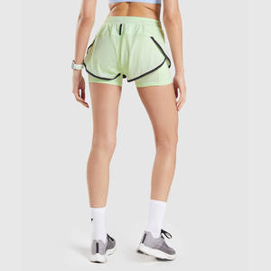 Women's Sportswear Gym Board Shorts Breathable High <b>Elasticity</b> Seamless Scrunch Butt Workout Yoga Quick Dry Eco-Friendly - Product Image 2