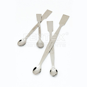 Juego de 4 Espátulas/Cucharas de Muestreo de Laboratorio FENTEX de Acero Inoxidable 18/8 de Alta Calidad, Personalizables OEM, Garantía de 3 Años - Product Image 1