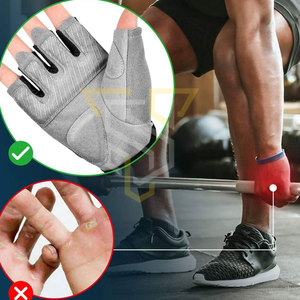 Guantes de Fitness de Cuero Resistentes Personalizados, Antideslizantes, Material Duradero para Gimnasio, Deportes, Unisex, Guantes de Levantamiento de Pesas-OEM - Product Image 6