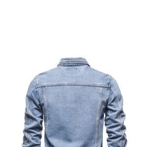 Chaqueta de Mezclilla Estilosa para Hombre, Estilo Vintage, Ecológica, de Secado Rápido, Informal para Otoño/Invierno - Product Image 3