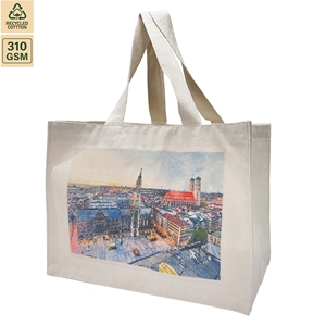 Sac de plage en coton non laminé de 10 onces, sac de voyage de plage 40x30x20 cm, logo personnalisé, vente en gros, OEM, marque privée, modèle SNCH233 - Product Image 2