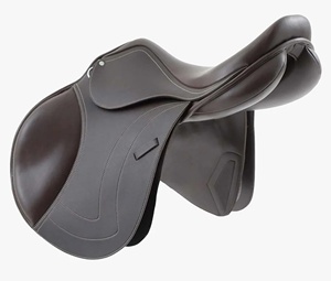 프리미엄 합성 마장 안장 영어 스타일 긴 말 타기 쇼를 위한 내구성 편안한 디자인 Horsekraft 사용 - Product Image 5