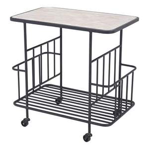 Large Wheel Steel Made Frame <b>Trolley</b> bar Cart for Home Catering Hotel Restaurant Kitchen Food Coffee Tea <b>Serving</b> <b>Trolley</b> Cart - Product Image 2