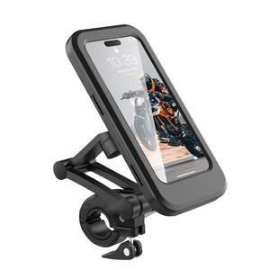 Borsa Universale Impermeabile per Cellulare da Bicicletta 360 °   Supporto Girevole per Telefono da Moto, Scooter, ATV, MTB per Smartphone da 4.7-6.8 <span class=keywords><strong>Pollici</strong></span> - Product Image 1