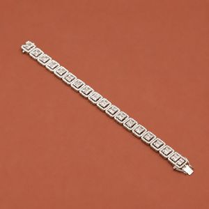 Elegante Pulsera de Plata con Diamantes de Moissanita - Product Image 2