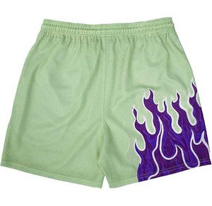 Pantalones Cortos Deportivos Sublimados Transpirables de Alta Densidad para Hombre, Talla Grande, con Rayas, Tela Resistente, Estampado Personalizado, 2026 - Product Image 2